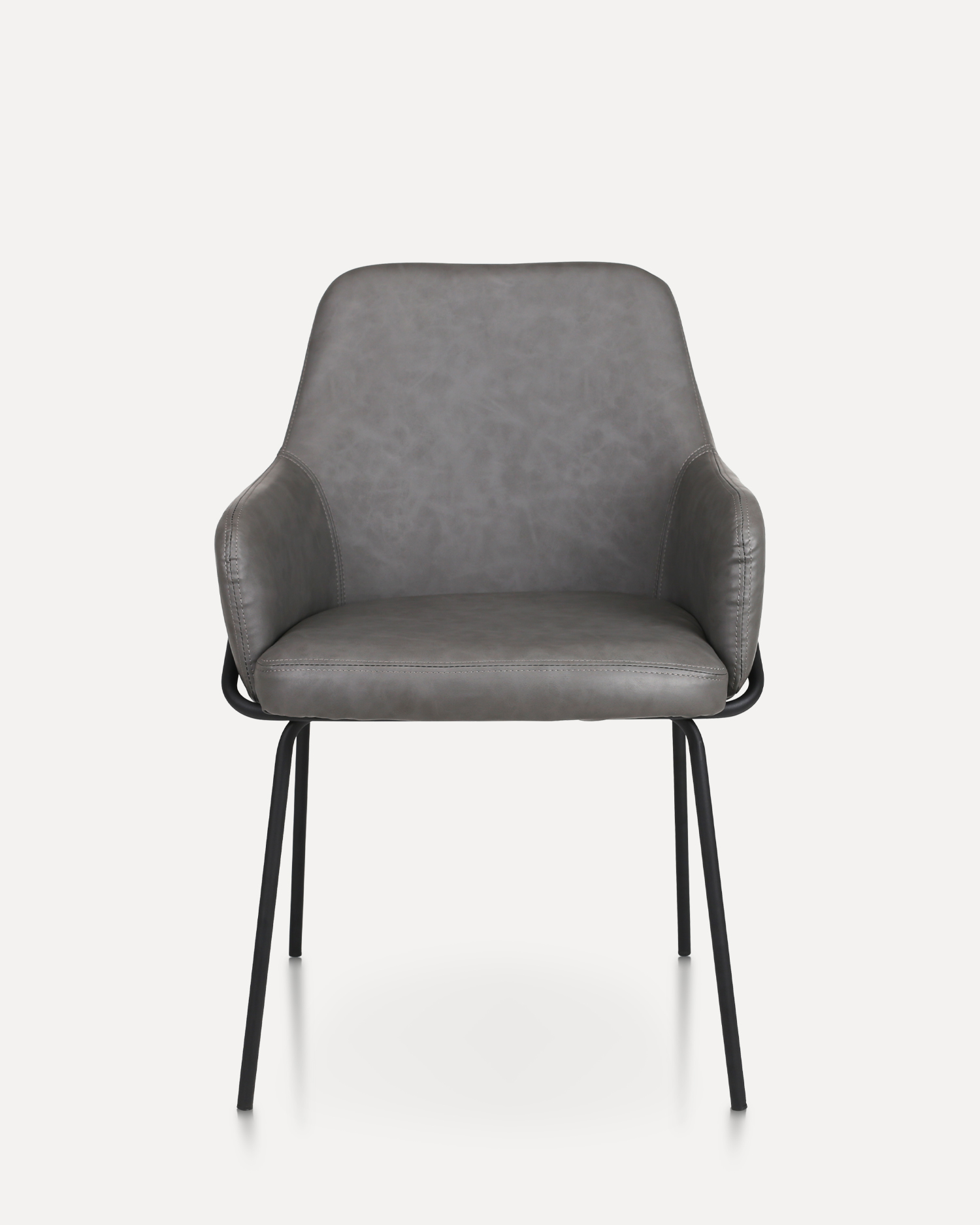 Bőr étkezőszék karral Bőr étkezőszék karral