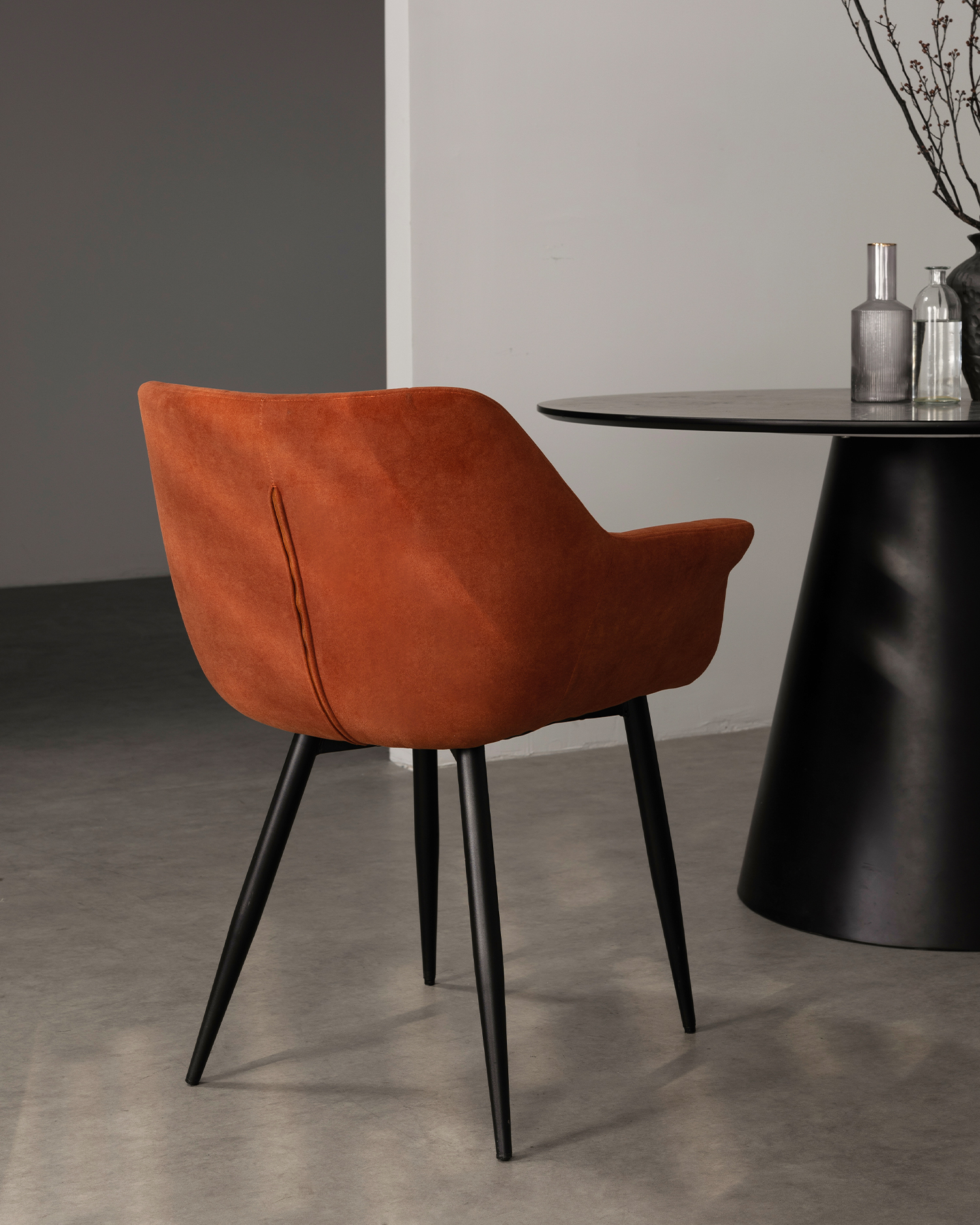 Barna bársonyos étkezőszék Barna bársonyos étkezőszék